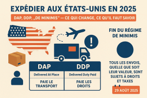 les nouvelles règles pour l'envoi de colis aux USA